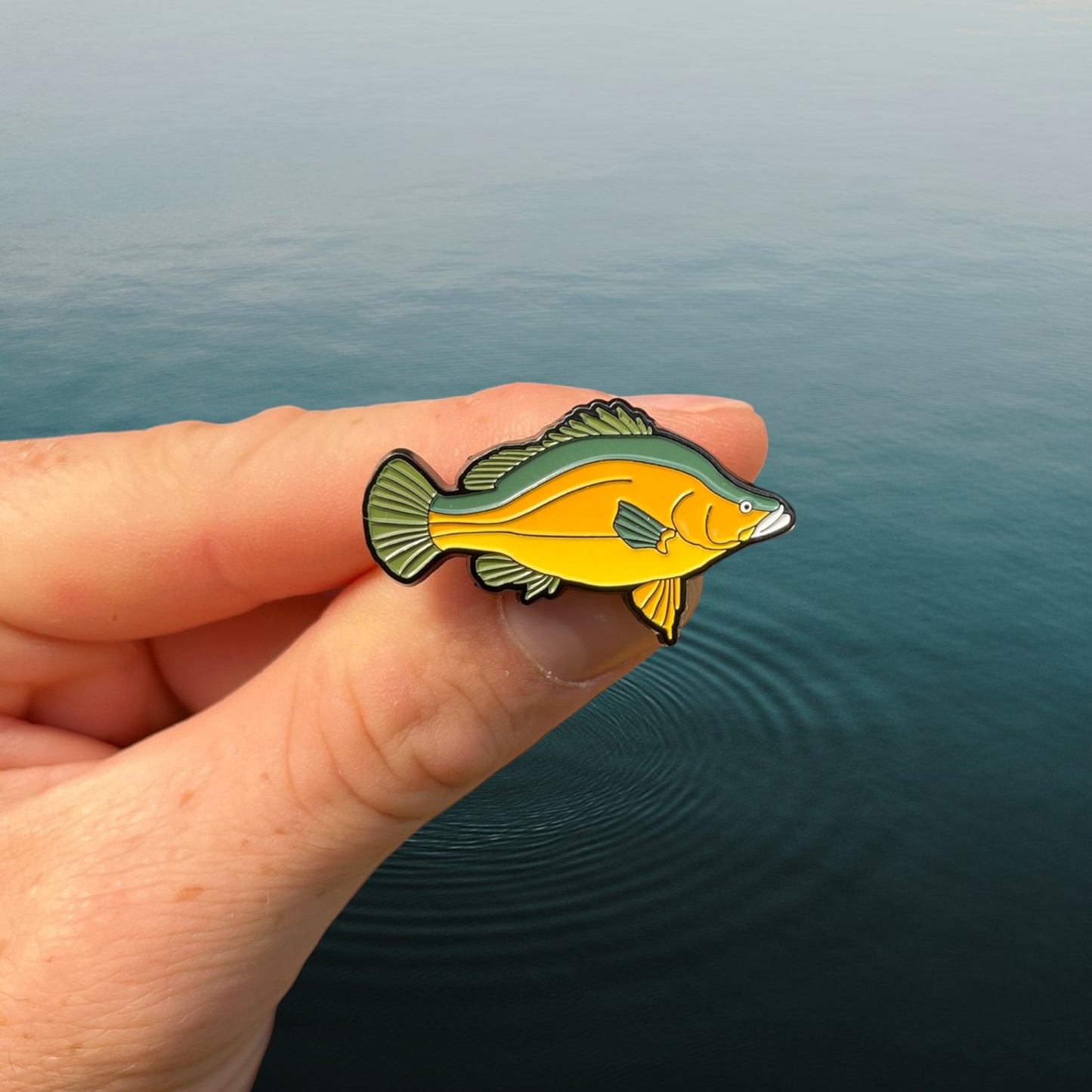 Golden Perch Pin