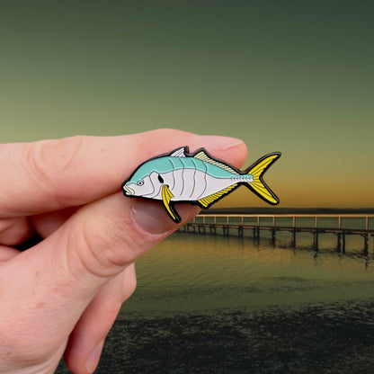Silver Trevally Pin
