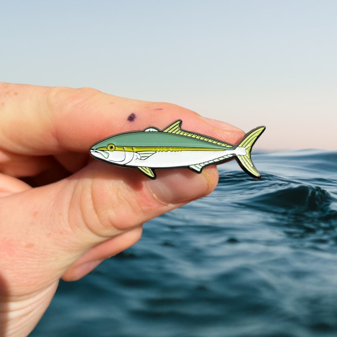 Yellowtail Kingfish Pin – Doon River